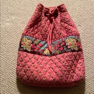 VINTAGE Vera Bradley Drawstring Backpack